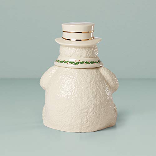 Lenox 892957 Happy Holly Days Snowman Cookie Jar #TOP2