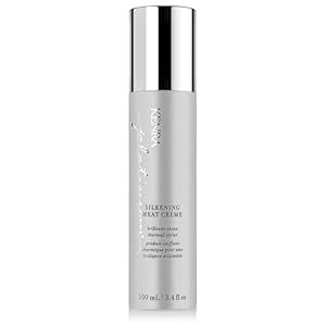 Kenra Platinum Silkening Heat Crème | Brilliant Shine Thermal Styler | Reduces Hot Tool Passes by 50% | Prevents Breakage & Improve Manageability | Heat Protectant | All Hair Types | 3.4 fl. Oz