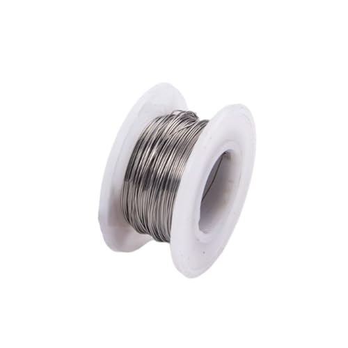 extensión exterior Alambre calefactor de espuma de corte de 20 metros, hilo calefactor de aleación Cr20Ni80, cables de resistencia de nicromo de 0,1mm a 0,5mm de diámetro envainado solar(Color:0.5mm)