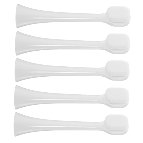 BESTYASH 5Pcs Electric Toothbrush Replacement Heads Durable Compatible Brush Heads for Series Gentle Gums for Travel Safe Oral Care