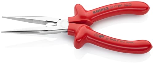 Knipex 2617200 alicates de punta larga aislados de 200 mm con cuchilla de corte 4