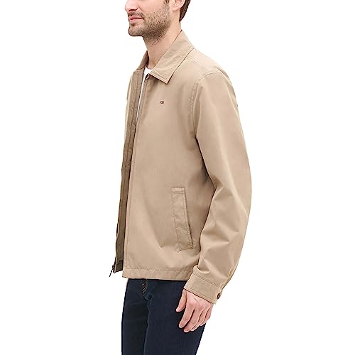 Image of Tommy Hilfiger Men's Lightweight Zip-up Microtwill Golf Jacket (Standard and Big & Tall Sizes)
