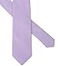 BELLUNO Men's Skinny Ties, Cotton Linen Blend 2.5 inch Slim Neckties, Lavender Tie
