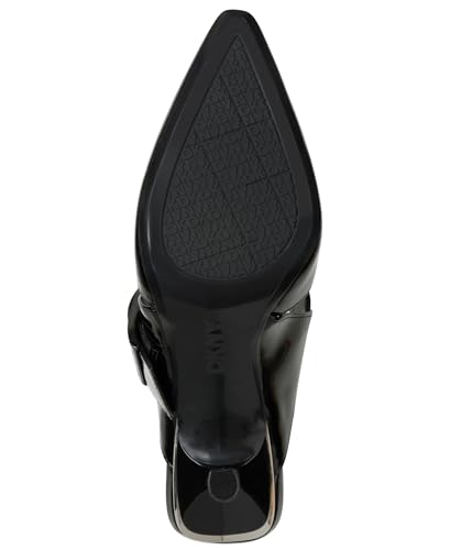 DKNY Women's Nardin Heeled Sandal Mule with Belt Detail4