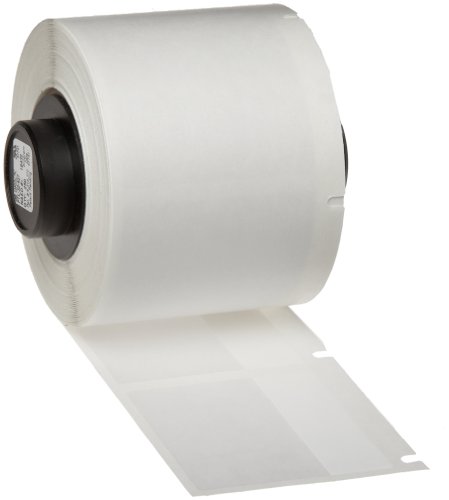 Brady PTL-32-427 TLS 2200 And TLS PC Link 1.5 Height, 1.5 Width, B-427 Self-Laminating Vinyl White And Translucent Color Label (250 Per Roll)