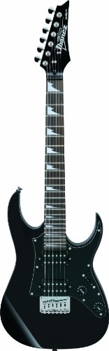 Ibanez GRGM21GB-BKN Mikro Guitare électrique avec housse Taille S Noir - Les Beatles, Paul McCartney, John Lennon, RIngo Starr, George Harrison Ibanez GRGM21GB-BKN Mikro Guitare électrique avec housse Taille S Noir – Image 3