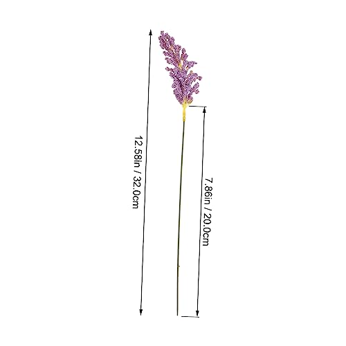 Ramo de flores artificiales de plástico para decoración DIY miniatura 2