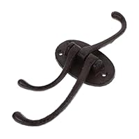 INOOMP Vintage Coat Hooks Zinc Alloy Wall Hangers Decorative Clothes Hooks for Home Alternative Space Savers for Closet Entryway