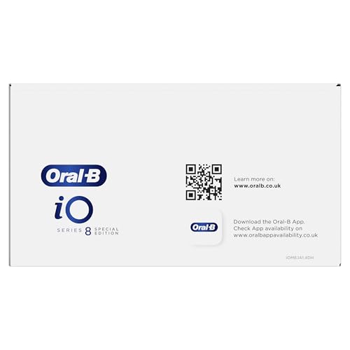 Oral-B iO8 Electric Toothbrushes For Adults, Oral B Electric Toothbrush, App Connected Handle, 1 Ultimate Clean Toothbrush Head & Magnetic Pouch, 6 Modes, Teeth Whitening, 2 Pin UK Plug - Image 8