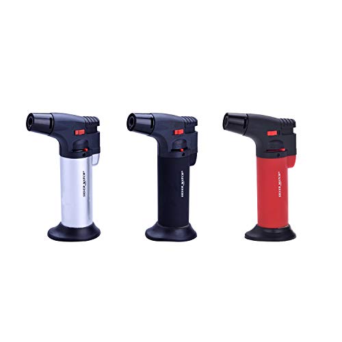 SILVER MATCH - Design-Gasfackel, regulierbare Flamme - Perfekt zum Kochen: Crème Brulée, Grills, Grill, Campingkocher… – Bild 3