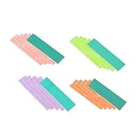 Wenrescry 20 Stück Schleifschwamm, Polierschwamm für Spielzeug und Modell, Hobby-Modellwerkzeuge, Handschleifblock, wasserdicht, nass und trocken, wiederverwendbar, Körnung 600-2000