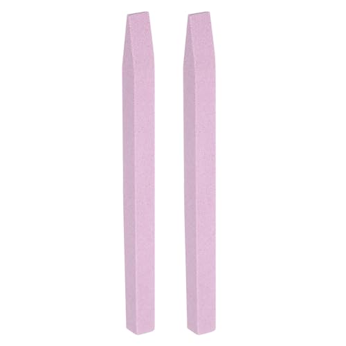 QUARKZMAN 2pcs Pierre Ponce Lime À Ongles, Bâton De Polissage En Pierre Ponce Repousse-Cuticules, Outil De Manucure Professionnel Pour Limer Et Polir Les...