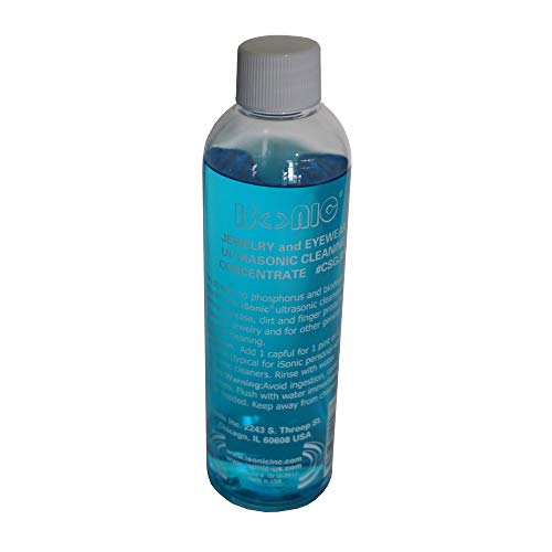 Isonic CSGJ01-8OZX1 Ultrasonic Jewelry/Eye Wear Cleaning Solution Concentrate,Blue thumb #2