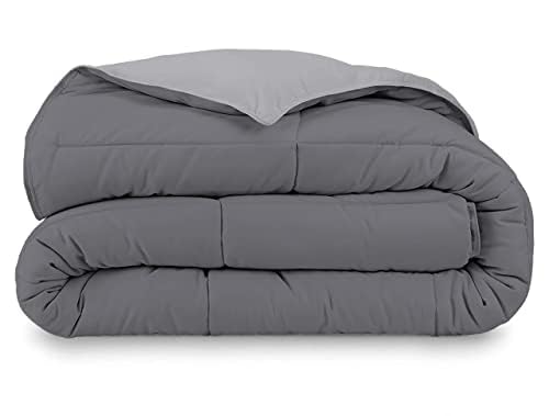 Elegant Lightweight AC Comforter- All Season Down 1200 Series, Double Bed Comforter Quilted Micro Fiber Fill 400 GSM Comforter Double (Twin)