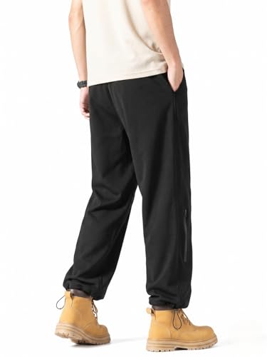 Image of GRECIILOOKS Joggers Cargo For Men |Men's Lightweight Summer Cargo Jogger Pants - Loose Fit Streetwear Trousers with Zipper Pocket, Casual Athletic Wide Leg Track Pants for Outdoor, Travel & Everyday Wear