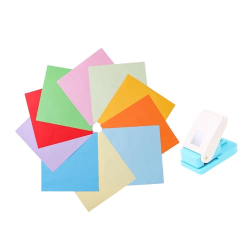 Oshhni Perforadora de Papel con Forma de Sello, Perforadora de Papel con Forma de Sello para Manualidades, Tarjetas de felicitación, Diarios, álbumes de
