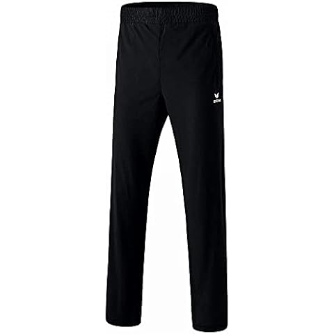 Erima Men's Full-Length Zip Pants, Black, L UK Cover