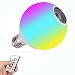 E27 Głośnik Bluetooth Inteligentna muzyka Żarówka LED, z pilotem Audio Żarówka, Bezprzewodowy głośnik LED RGB Odtwarzanie muzyki Możliwość przyciemniania żarówki
