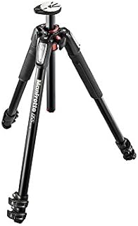 Manfrotto MT055XPRO3 Aluminum 3 Section Tripod with Horizontal Column, 19.84lbs Load Capacity, 66.93"