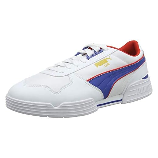 PUMA CGR OG, Zapatillas Unisex Adulto, White-Galaxy Blue-High Risk Red, 42 EU
