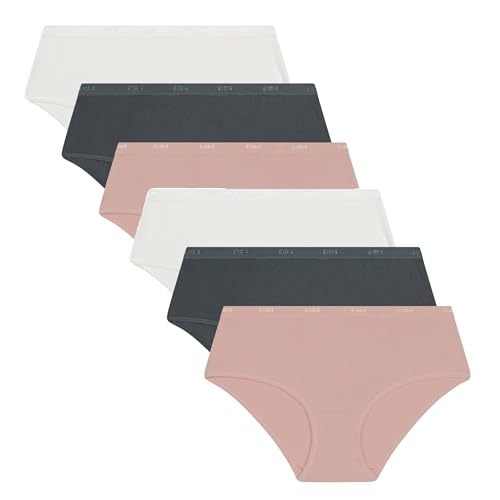 Dim Lot de Boxers Les Pockets Ecodim Coton Finitions Extra-Plates Femme x6