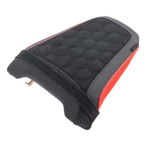 Coussin de siege passager arriere ergonomique nid d'abeille rouge
