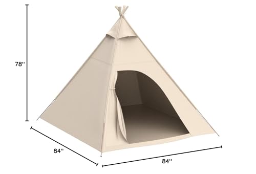 Carpa pirámide algodón 3 estaciones para 2-3 personas miniatura 7