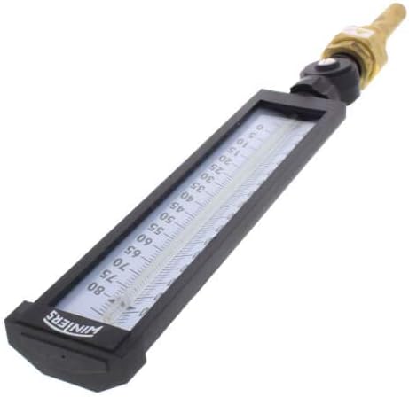 3-1/2" TIM Industrial 9IT Thermometer w/Valox Case (30°F to 180°F & 0°C to 80°C)