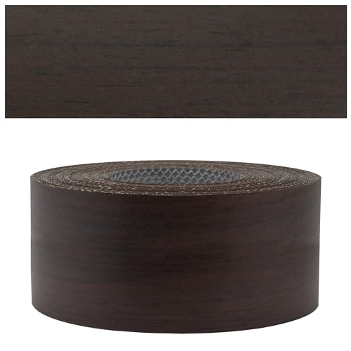 Mprofi MT® - Moldura Adhesiva y Melamina Cinta de Canto Roble Negro | 45mm x 5m | Protector Bordes para Estanterías, Muebles y Paneles | Canto Termoadhesivo Duradero | Espesor 0,50mm