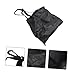 GOOHOCHY Swim Resistance Water Bag with Drag Umbrella for Adults Traction Training Equipment for Improved Swimming Strokes Fitness Black