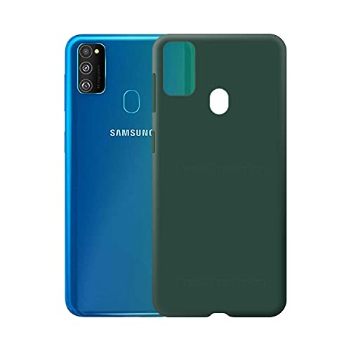 Image of Case Creation Luxurious OG Series for Samsung M30s Case Cover,Anti-Dirty Slim Case Frosted Matte Cute Candy TPU Raised Bezel (Splash of Color) Back Cover for Samsung Galaxy M30s -Wine Green