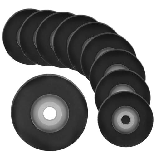 Rouleaux presseurs COLLBATH haute durabilité en plastique noir résistant à l'usure pour platine