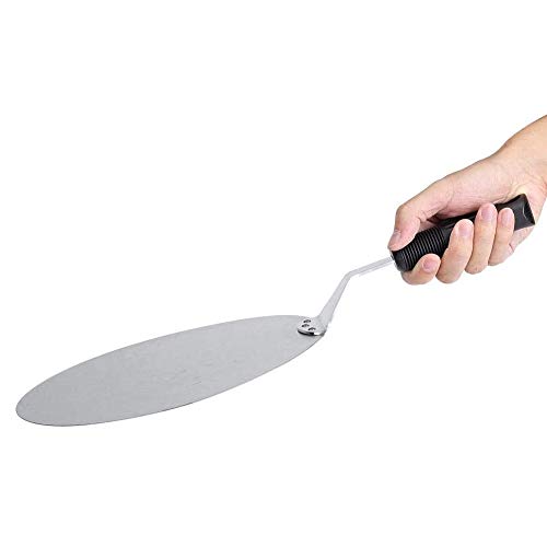 Wakects Pizza in Acciaio Inossidabile Pizza a Buccia Pala Vassoio per con Manico Anticrido