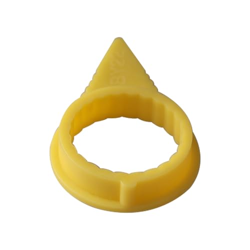 Image of Wheel Check Loose Wheel Nut Indicator for 22 23 24MM Nuts Replace High Visibility Yellow Nut Indicator, PU Material - 50PCS