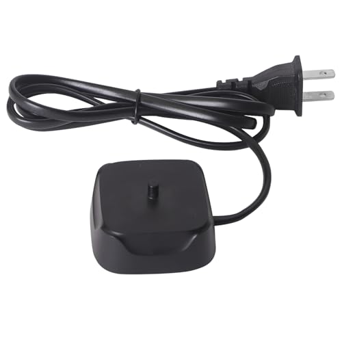 Electric Toothbrush Charger, Replacement Charger for AquaSonic /7AM2M AM100 AM101 AM103 / Philips/Oral B and More Electric Toothbrush, Portable (Black)