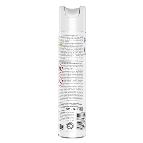 Raid Essentials Mückenschutz Raumschutz-Spray, natürlicher Schutz mit pflanzlichen Wirkstoffen, geruchsneutral, bis zu 4 Stunden wirksam, 300 ml Sprayflasche