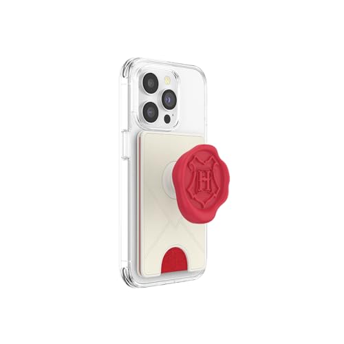 Image of PopSockets Phone Wallet with Expanding Kickstand, Phone Card Holder - Hogwarts Letter
