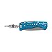 Nite Ize DoohicKey Key Chain Knife - Keychain with Folding Pocket Knife for Keychains - Pocket & Folding Knife on Carabiner for Keys - Hiking & Camping Accessories - Blue