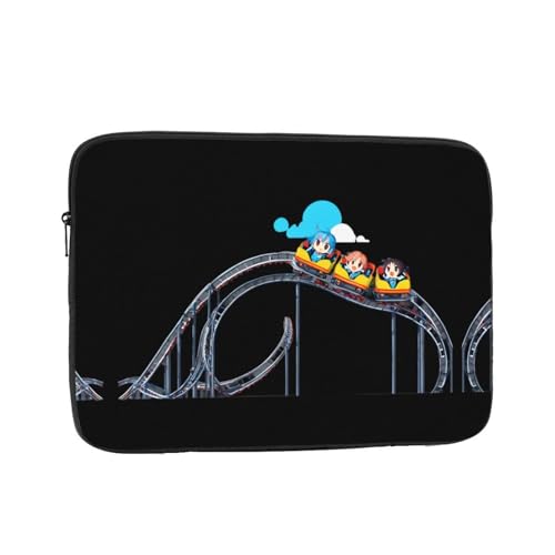 LLKGOT Emozionante Roller Coaster Stampa Antiurto Portatile Laptop Sleeve Bag 13 pollici per Uomini...
