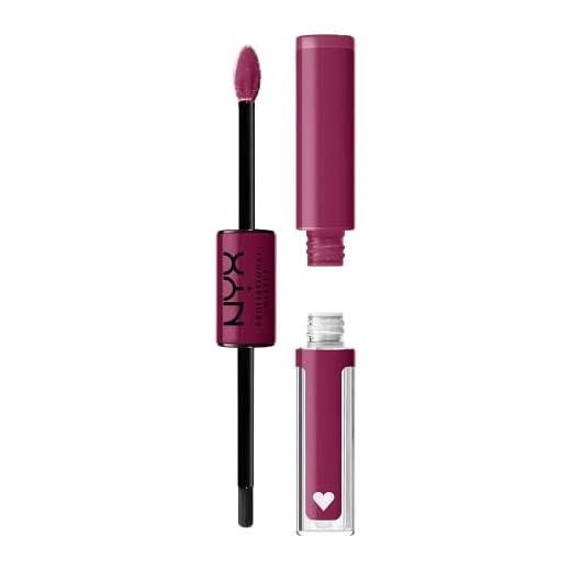 NYX Professional Makeup, färgat läppglans, ultrapigmenterad formula som håller i upp till 16 timmar, Shine Loud High Pigment Lip Shine, nyans: In Charge