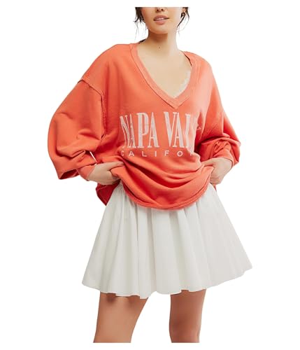 Free People Women's Venice V-Neck Graphic