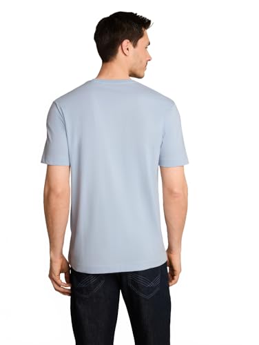 TOM TAILOR Herren Basic T-Shirt mit Logo-Stickerei – Ansicht 3