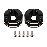 for INJORA 14g/ pcs Brass for Rear Axle Counterweights for 1/18 for RC for Crawler for TRX4M (4M-30)(Black)