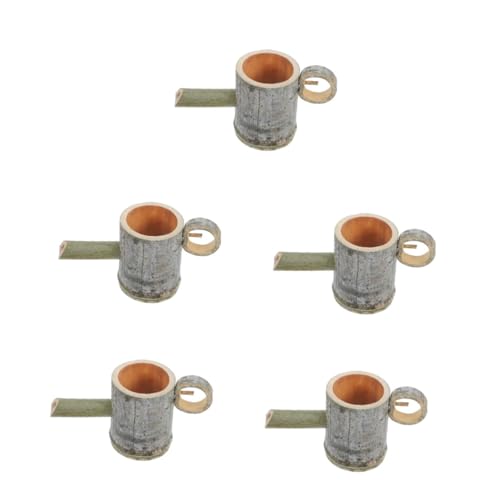 IMIKEYA 5st Wasserzubehör Aus Bambus Spender Für Wassernapf Für Hunde Aquarium- Pflanzen Poolheizung Bausatz Klein Aquariumdekorationen Brunnen Wassertank Zen-gartendekoration Luft