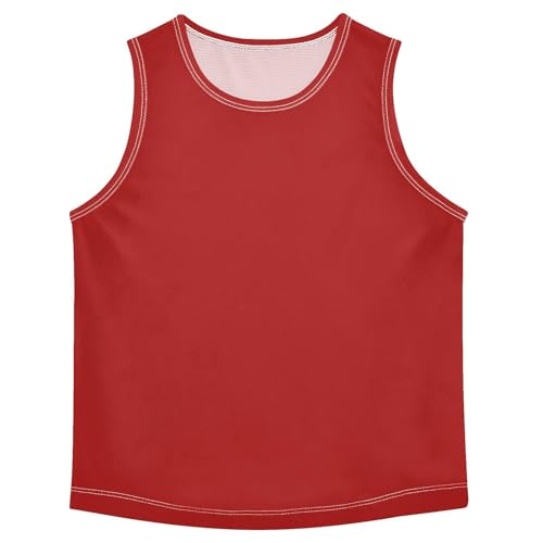 J JOYSAY White Boys Tank Top Sleeveless Muscle Shirts Quick Dry Active Sport Workout Kids T-Shirts 3-15T