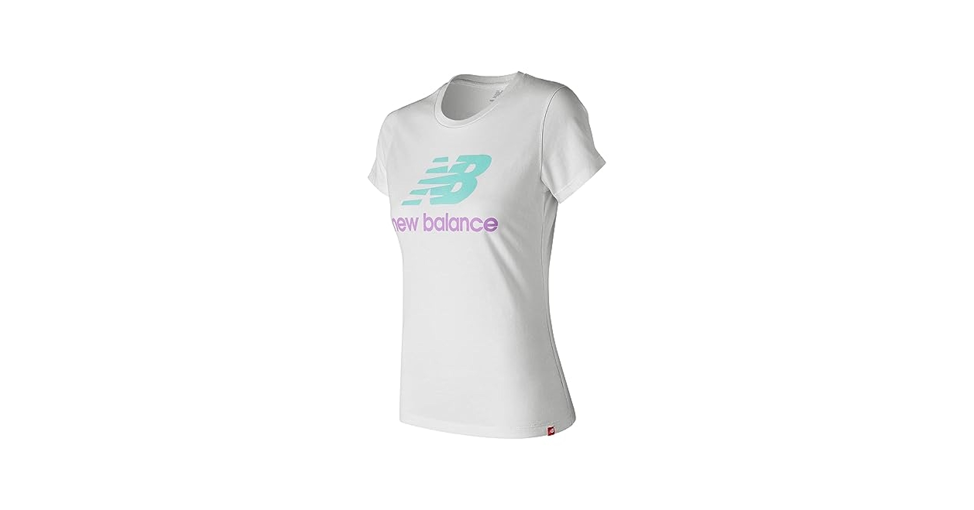 ★New Balance★ NBNEF2W022 WOMEN Essential Basic Short Sleev New Balance Women's NB Essentials Stacked Logo Short Sleeve