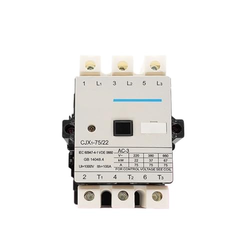 Contacteur AC CJX1-75-22 bobine 36V alternative avec contacts auxiliaires 2NO+2NF