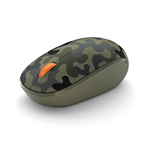 Image of Microsoft Bluetooth Mouse - Forest Camo. Compact, Comfortable Design, Right /Left Hand Use, 3-Buttons, Wireless Bluetooth Mouse for PC /Laptop /Desktop, Works with for Mac /Windows Computers