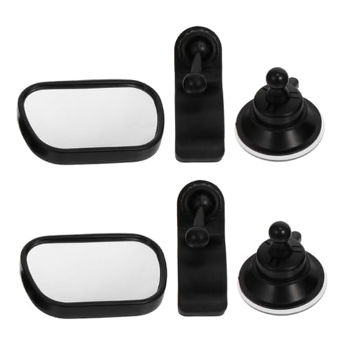 Milisten 2piezas Espejos Retrovisores Para Bebés Espejo Retrovisor Infantil De Gran Angular Rotación Ajustable De Resistente Golpes y Alta Claridad Observación Del Asiento Trasero El Coche