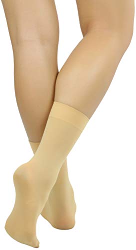 Image of ToBeInStyle Womens Pack of 6 Trouser Solid Print Anklet Socks